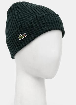 Мужская шапка-бини из шерсти lacoste