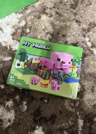 Конструктор my world minecraft 238 деталей 2