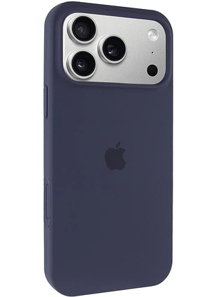 Чохол silicone case full camera protective (aa) для apple iphone 17 pro max / 18 pro max (6.9") (темно-синій / midnight blue)