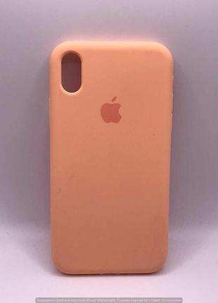 Чохол silicone case full protective (aa) для apple iphone xr (6.1") (жовтогарячий/cantaloupe) 34365 34365* 34365