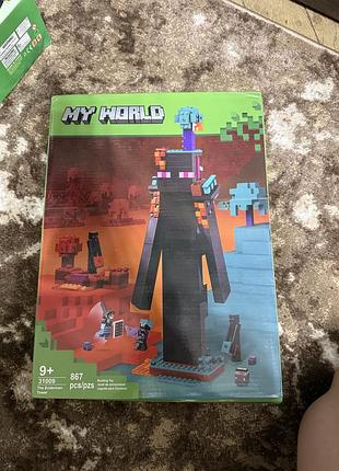 Конструктор my world 31009 minecraft вежа ендермена 867 деталей