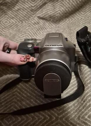 Плёночный фотоаппарат olympus is-100 28–110 mm + сумка soligor