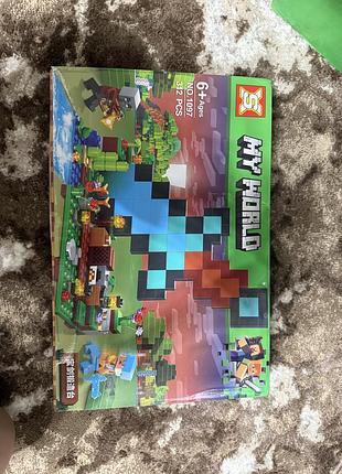 Конструктор mineworld 1097 аванпост мечів, 312 деталей 2
