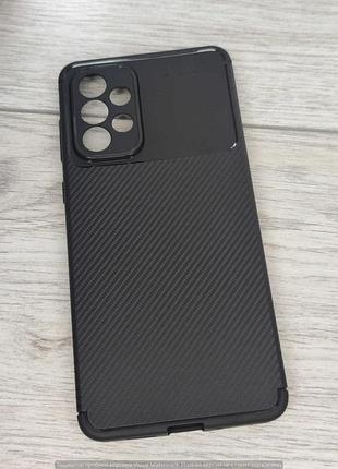 Чохол ultimate experience carbon (tpu) samsung galaxy a73 (black) 35230 35230 35230