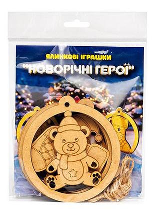 Елочные игрушки puz-01240 "новогодние герои" puzzleok