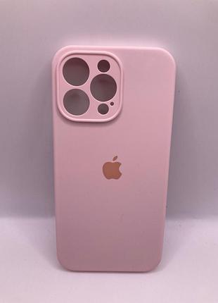 Чохол silicone case full camera protective (aa) для apple iphone 14 pro max (6.7") (рожевий/ chalk pink) 57053 57053* 57053