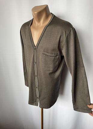 Zimmerli коричневый топ хлопок верх от пижамы s