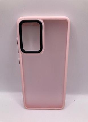 Чохол tpu+pc lyon frosted для samsung galaxy a52 4g / a52 5g / a52s (pink) 67381
