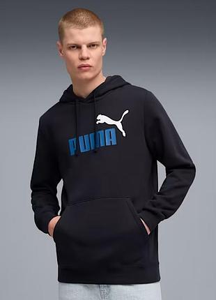 Худи для мужчины синего цвета puma, размер l