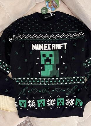 Светр minecraft  розмір: 176 см.