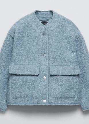 New collection! дуже стильний бомбер/куртка/пальто букле zara.