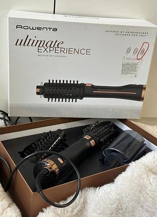 Фен-щітка rowenta ultimate experience з насадками 7