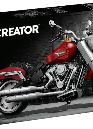 Конструктор lego creator expert harley-davidson fat boy 1023 детали (10269) новый!
