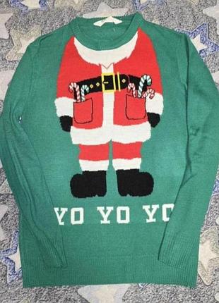 H&amp;m новогодний свитерик 10-12 р по бирке