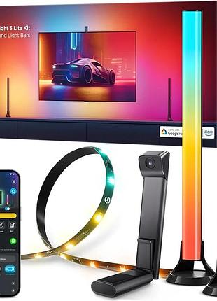 Уценка! умная адаптивная подсветка govee tv backlight 3 lite kit, 55-65 диагональ, h605a с led панелями