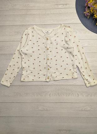 Легкая кофточка на пуговицах от h&amp;m 3-4 года (98-104)