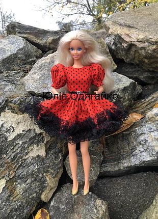 Одяг для вінтажної ляльки барбі, сукня. плаття для ляльок barbie