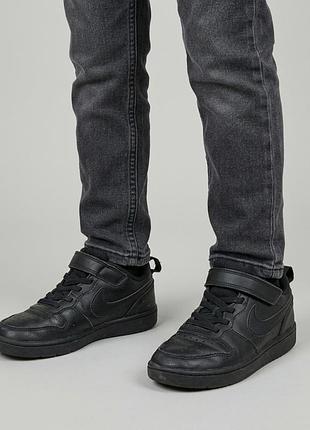 Шкіряні кросівки nike court borough low 2 (оригінал) — розмір 32 (20 см)