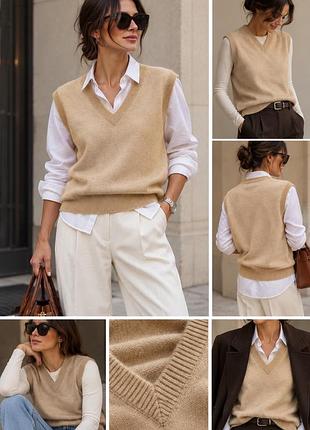 Boss - розкішний трикотажний жилет із мохеру, oversize