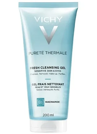 Vichy purete thermale fresh cleansing gel освежающий очищающий гель для всех типов кожи, даже чувствительной