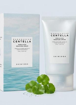 Заспокійливий та зволожувальний крем skin1004 madagascar centella hyalu-cica moisture cream, 75 ml