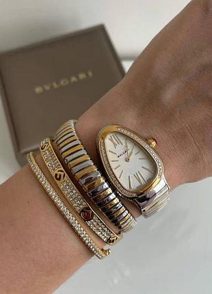 Годинник змія bulgari serpenti rose gold