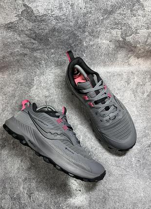 Оригінальні жіночі трекінгові кросівки saucony peregrine (gore-tex)