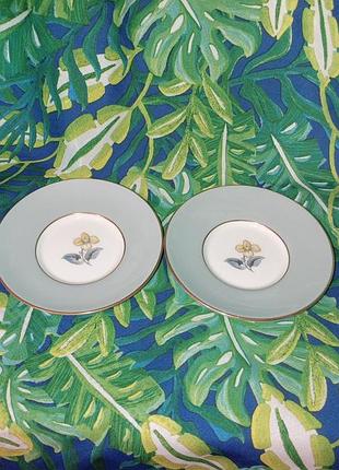 Винтажные кофейные блюдца royal worcester Англия 1956 г
