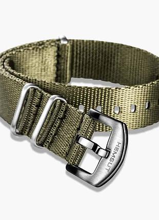 Ремінець hemsut military green нейлон 24 мм для годинника (sku: 1051-1748)