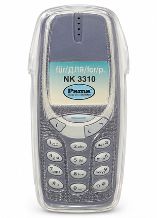 Новый прозрачный силиконовый чехол pama для nokia 3310 (нокиа 3310) — ретро, 2000-е годы