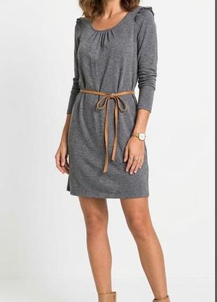 Новое трикотажное платье zara basic - размер s/м