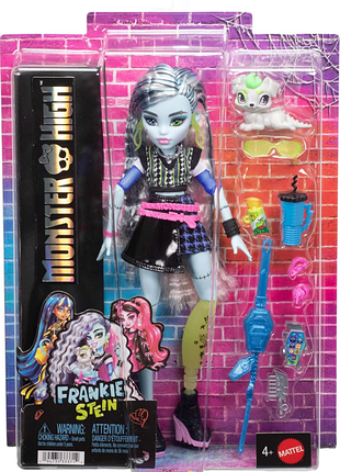 Лялька monster high frankie stein з аксесуарами та улюбленцем