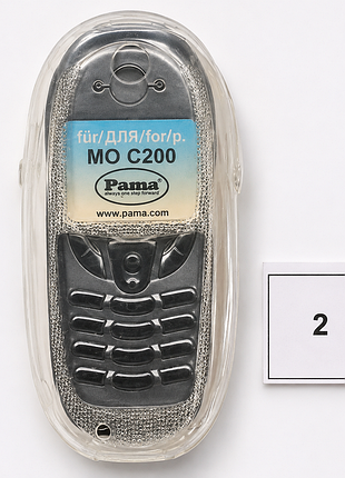 Новый прозрачный силиконовый чехол для motorola c200 (моторола c200) — ретро, кнопочный телефон