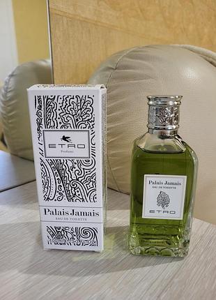 Etro palais jamais edt 100 ml (2015 год) - новый стародел в идеале (коробка + крышка) тестер