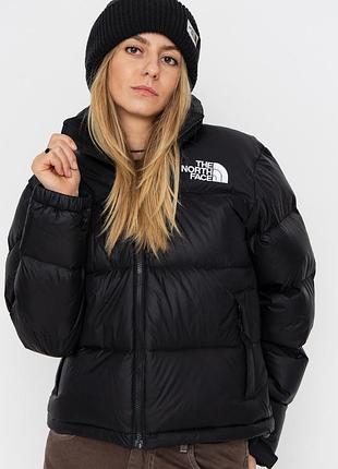 The north face tnf 700 1996 nutse нова чорна куртка зимова тепла жіноча чоловіча унісекс якісна пуховик короткий