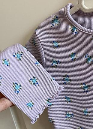 Лонгслів реглан для дівчинки від zara, 98