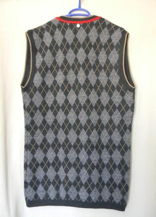 Souvenir -стильная вязанная безрукавка жилетка р.s/м