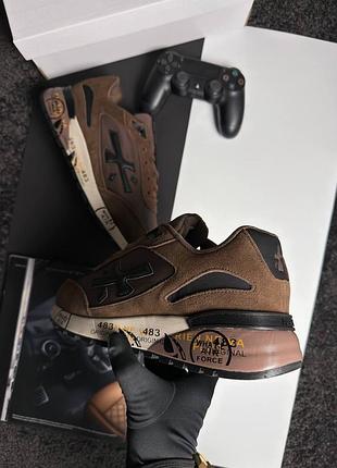 Premiata moerun fur m brown black