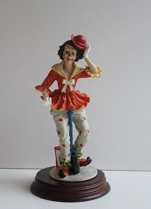 Коллекционная статуэтка the leonardo collection circus clown англия 1991 г.