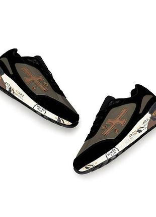 Premiata moerun fur m khaki black