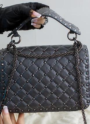 Сумка кожаная valentino 3