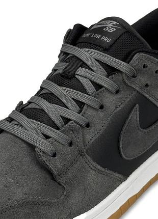 Nike sb dunk low pro fur grey black