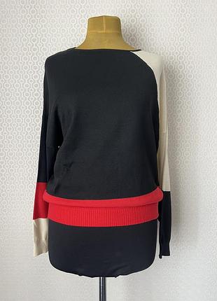 Новый (без этикетки) джемпер колор-блок от yes! miss, размер  l (xl)