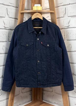 Куртка levis thermore утепленная джинсовка синяя размер м