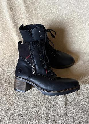 Зимние ботинки rieker р.39-40