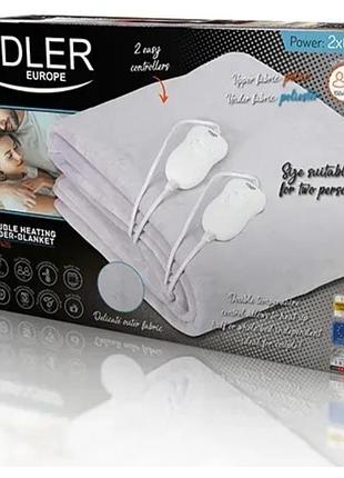 Електропростирадло adler ad 7426 150 х 160 см двоспальне