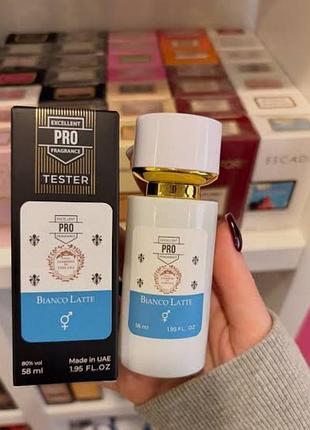 Giardini di toscana bianco latte тестер pro унісекс 58 мл ванільні східні парфуми унісекс духи на осінь трендові стійкі парфуми