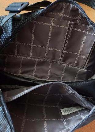 Сумка новая mandarina duck мелан на плечо 9