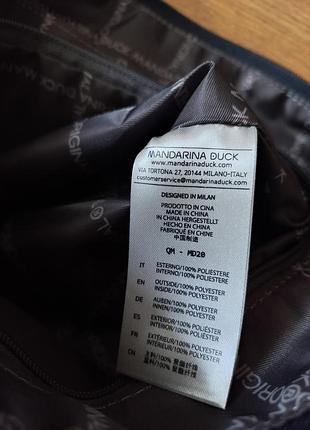 Сумка новая mandarina duck мелан на плечо 6