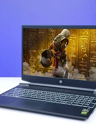 Бв ігровий ноутбук hp gaming pavilion 15-ec2823no full hd 144 гц ips ryzen 5 5600h 3.30-4.20 ггц nvidia geforce rtx 3050 4 гб ram 16 гб 256 гб ssd